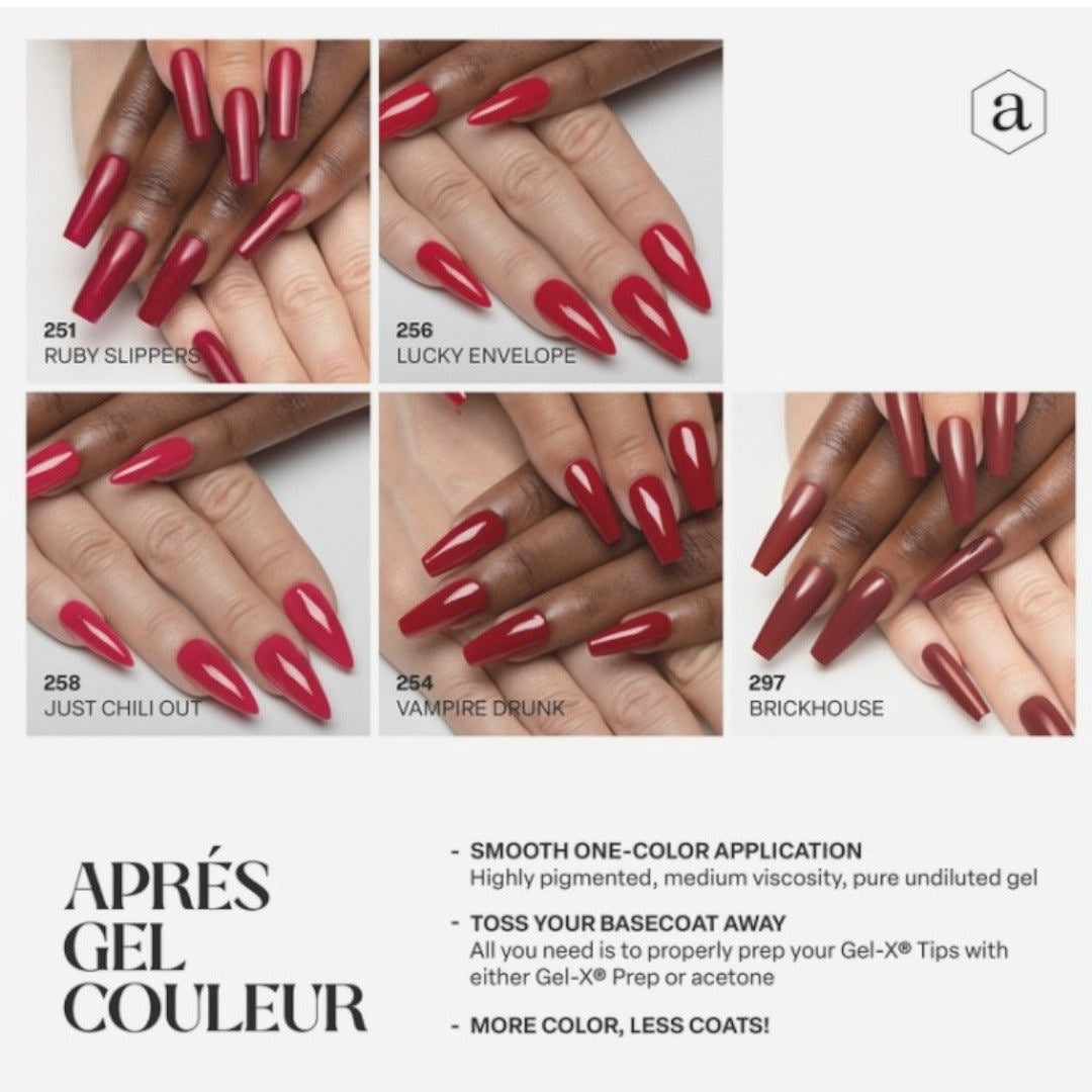 Apres Gel Couleur - All The Reds You'll Ever Need Bundle 5Pcs