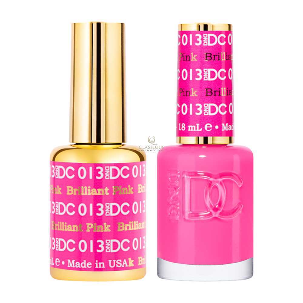DND DC Gel & Lacquer Duo - Brilliant Pink #013