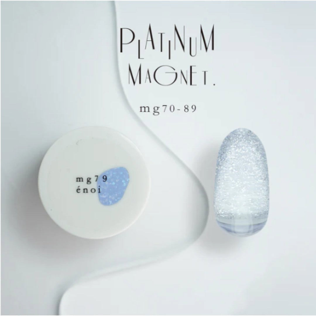 Enoi Cat Eye Gel Polish - Platinum Magnet #MG79
