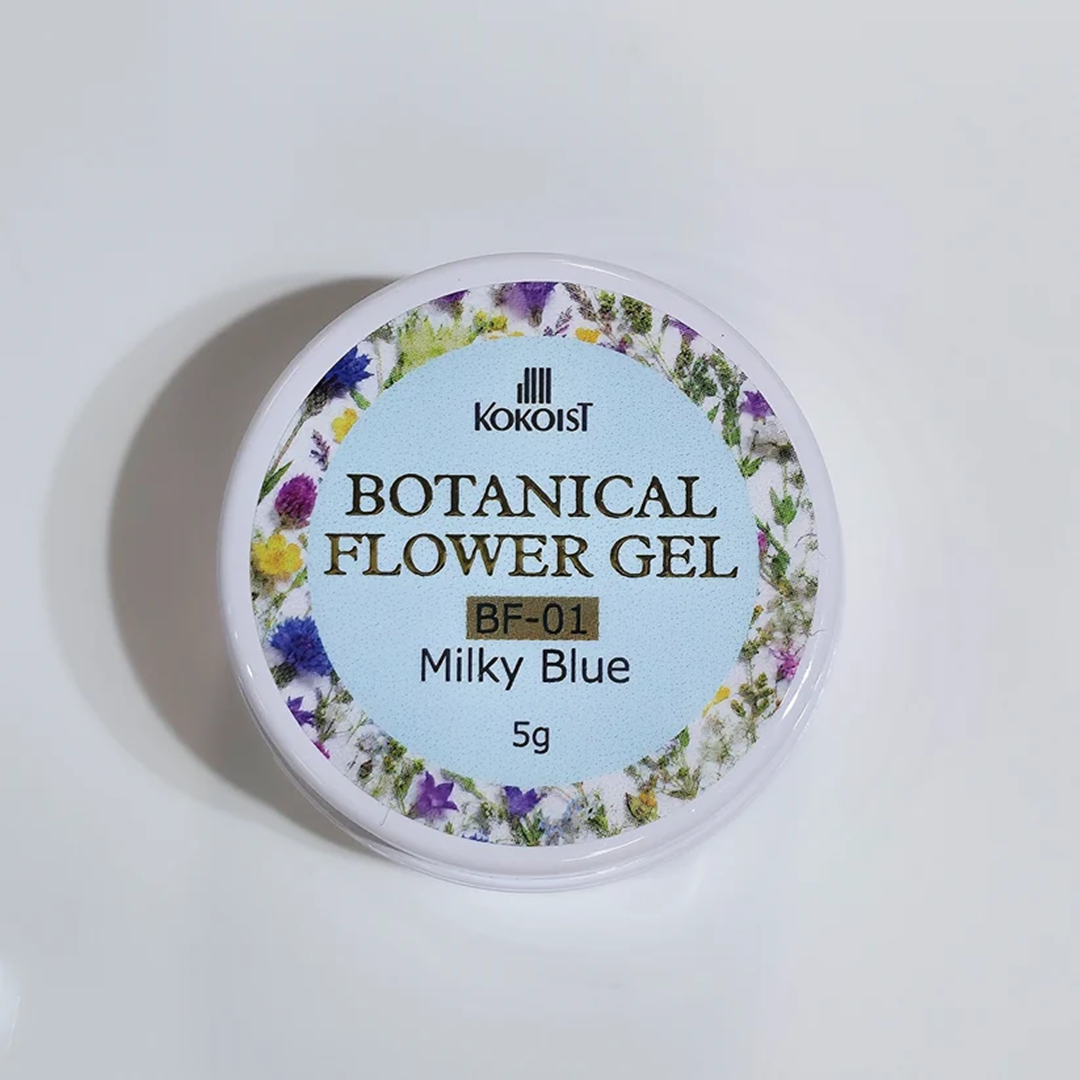 Kokoist Botanical Flower Gel (HEMA/TPO-Free) - Milky Blue #BF-01