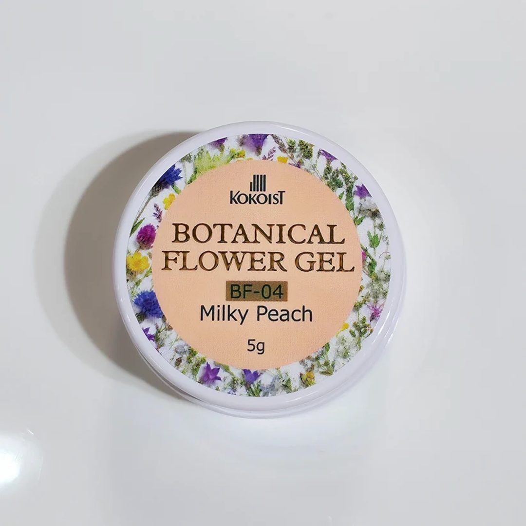 Kokoist Botanical Flower Gel (HEMA/TPO-Free) - Milky Peach #BF-04