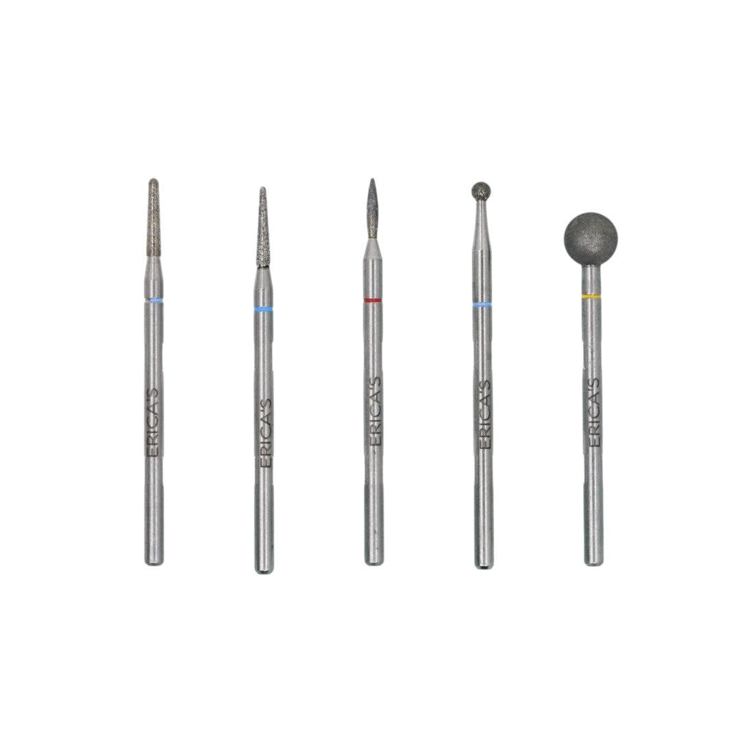 Erica's ATA Nail Drill Bits - High-End Dry Mani Kit 3/32 (5pcs)