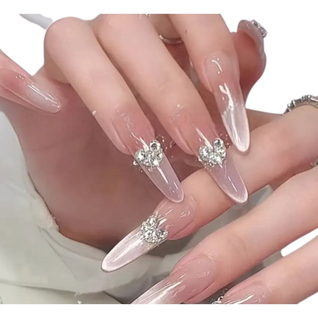 CNBS Nail Rhinestones - Sparkling Heart Zirconia