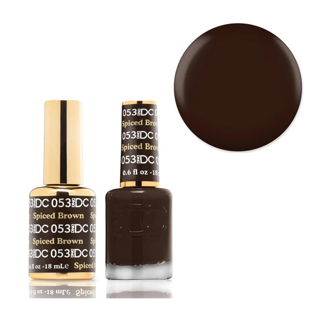 DND DC Gel & Lacquer Duo - Spiced Brown #053