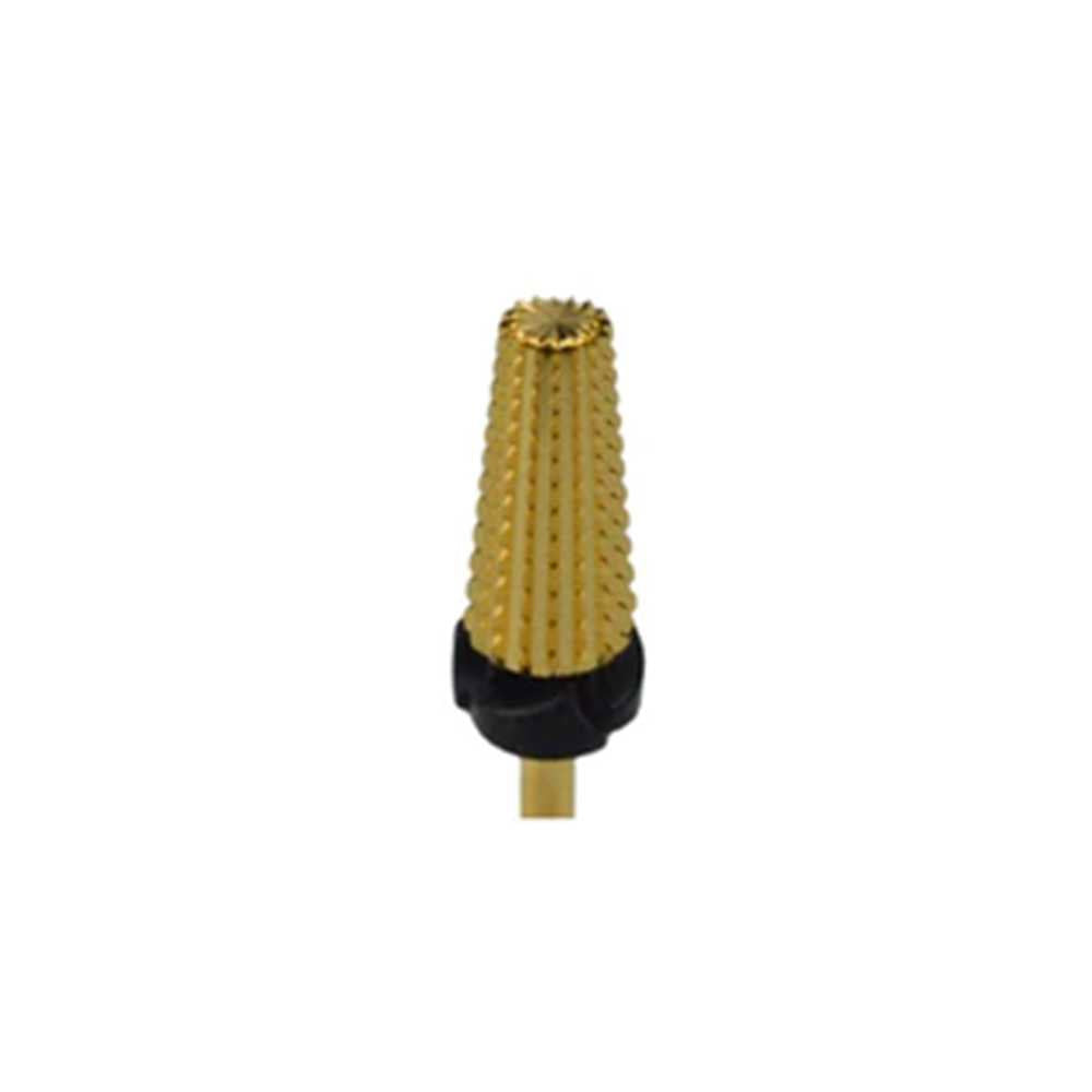 SP Nail Drill Bits - 5in1 Carbide GX Extra Coarse Grit 3/32 Gold
