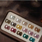 CNBS Nail Color Display - Crystal Clear Square Tips (Set of 160)