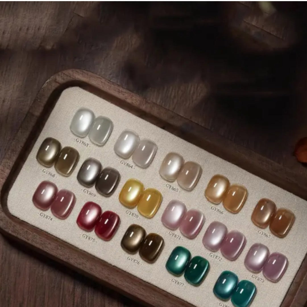 CNBS Nail Color Display - Crystal Clear Square Tips (Set of 160)