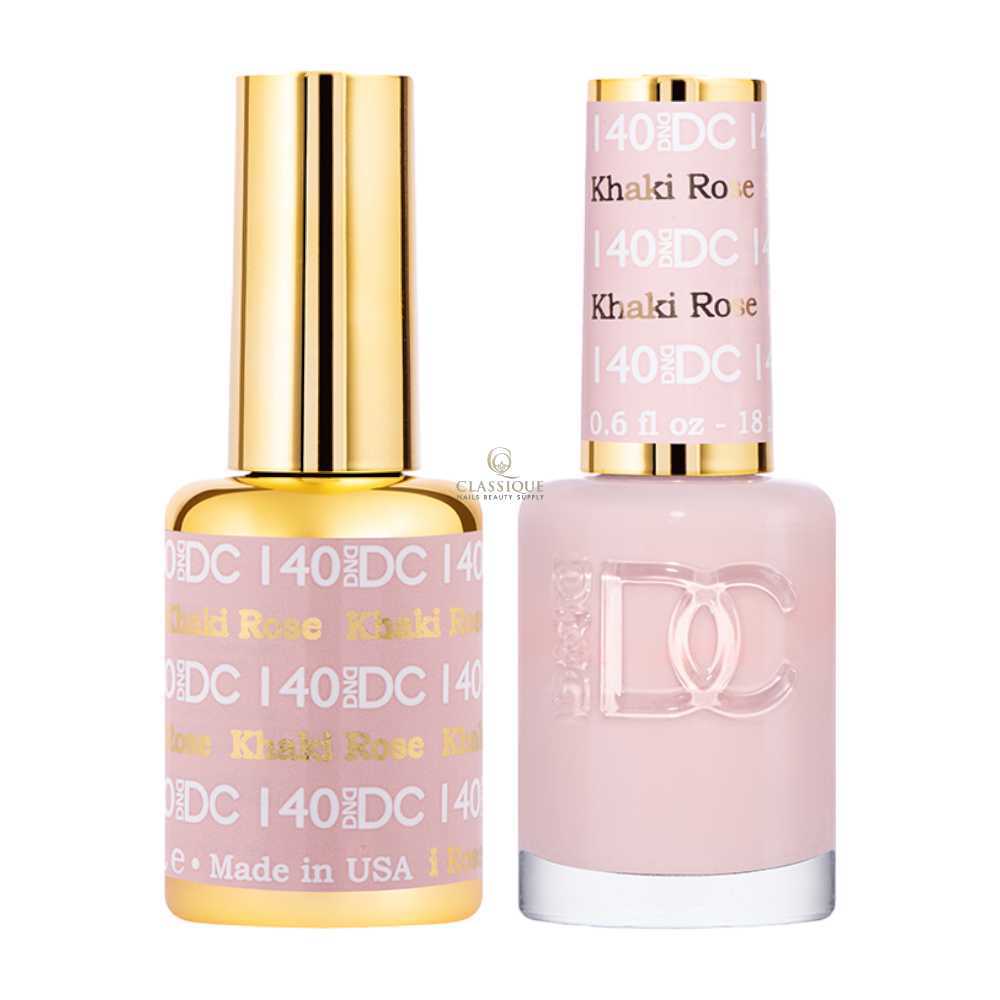 DND DC Gel & Lacquer Duo - Khaki Rose #140