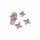 CNBS Nail Charms - Crystal Crowned Hearts 4pcs