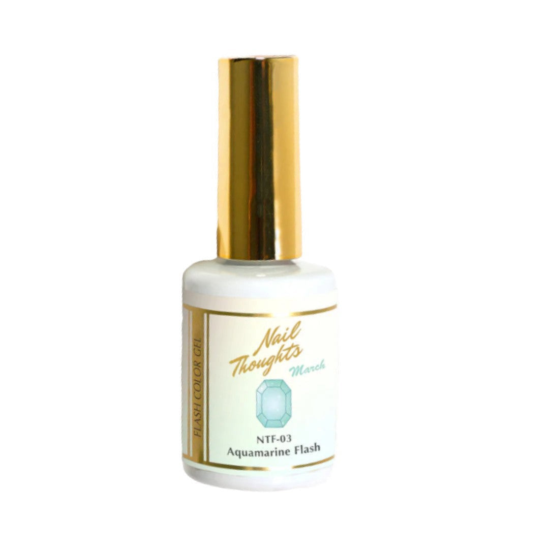 Kokoist x Nail Thoughts Flash Colour Gel - Aquamarine Flash #NTF-03