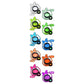Jel and Gel Ggumi Gel - Set 3 Neon & Glow #EB011-020 (10pcs)