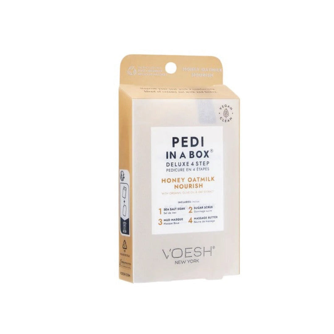 Voesh 4In1 Pedi In A Box - Honey Oatmilk Nourish #VPC208MLK