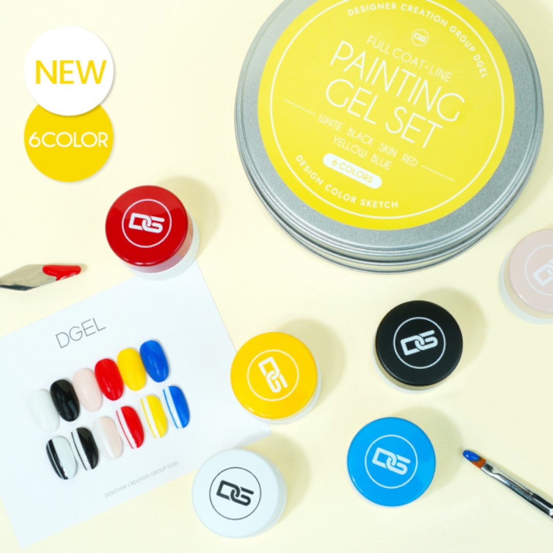 DGEL X JINI Mini Painting Gel Set (6 Colours) #FJ01-06