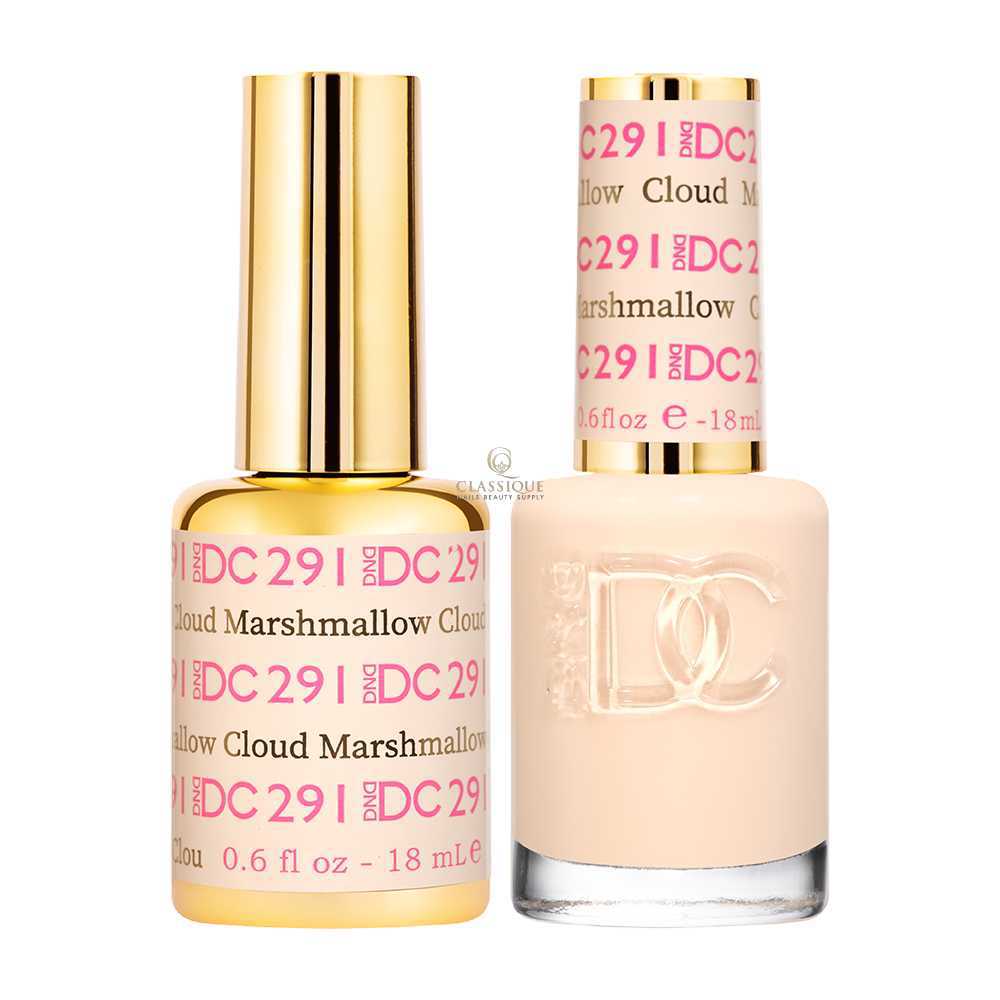 DND DC Gel & Lacquer Duo - Marshmallow Cloud #291