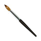 Spade Acrylic Brush - Kolinsky Black Handle #12