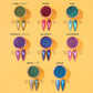 V Beauty Pure Chrome Powder Dopamine Collection 8Pcs