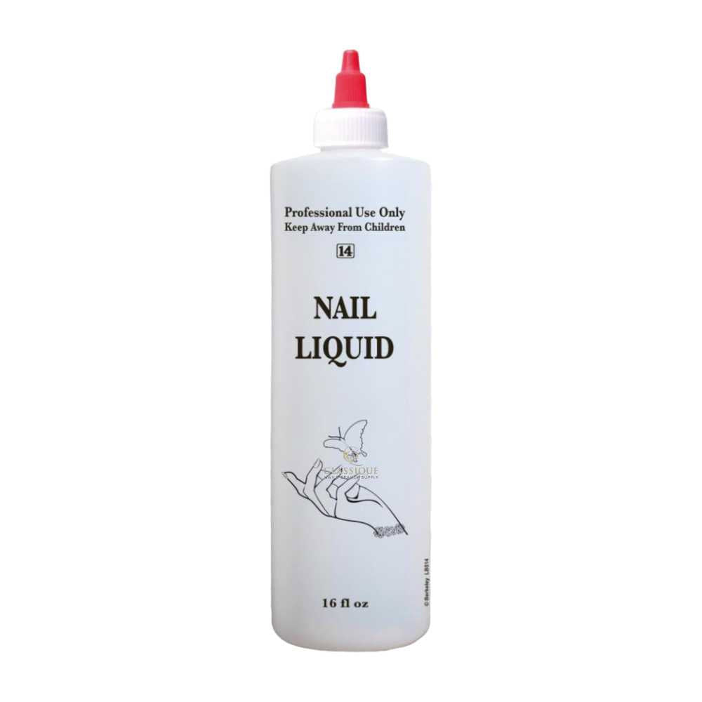 Empty Bottle 16Oz Nail Liquid #LB514