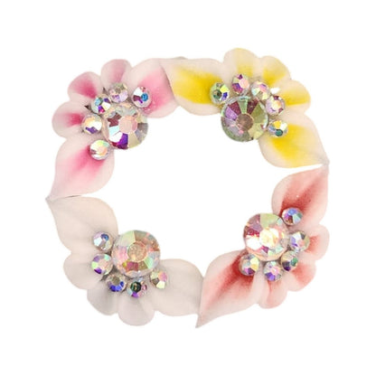 CNBS Nail Charms - 3D Handmade Acrylic Flower Varied Style 4Pcs