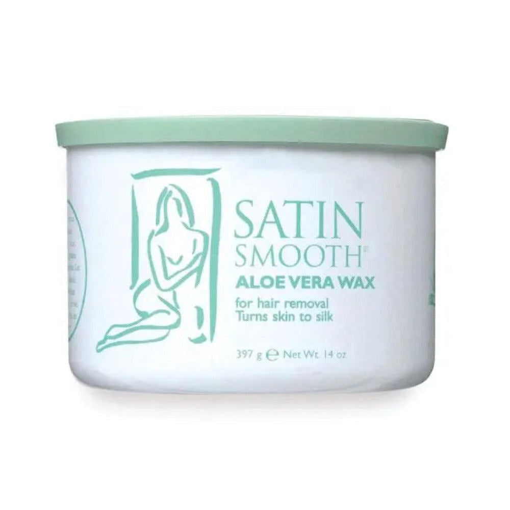 Satin Smooth Soft Wax - Aloe Vera 14Oz #SSW14AVG