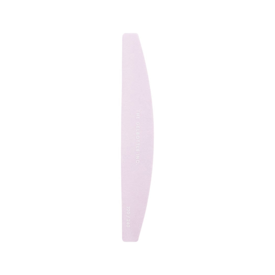The Gelbottle Nail Files - Lilac Half Moon 220/240 Grit (Pack Of 5)