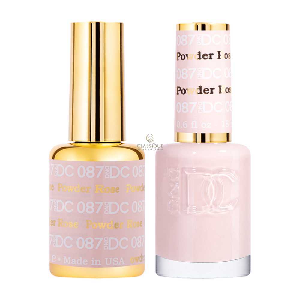 DND DC Gel & Lacquer Duo - Rose Powder #087