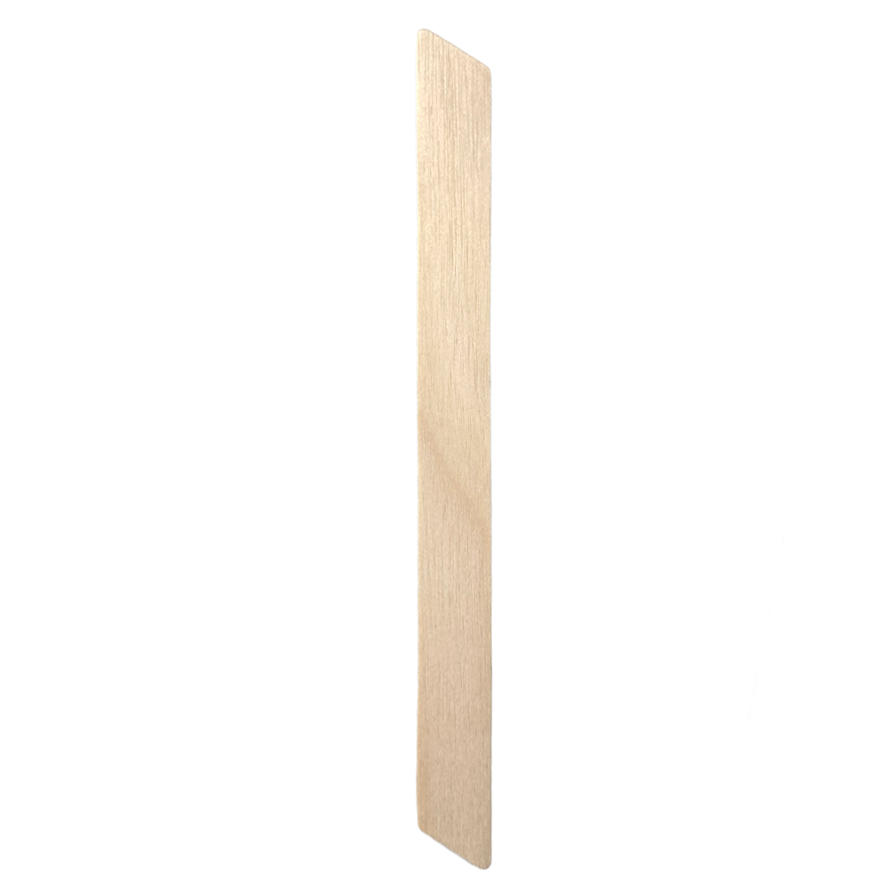 Silver Star Wooden Wax Sticks - Spatula Junior Accu Edge (Pack of 100) #FH-MB8