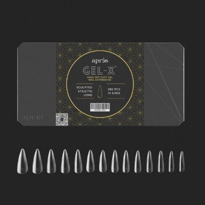 Apres Gel-X Mini Tips Box 2.0 - Sculpted Stiletto (280Pcs)