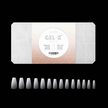 Apres Gel-X Tips Box 2.0 - Ombre Coffin (210Pcs)
