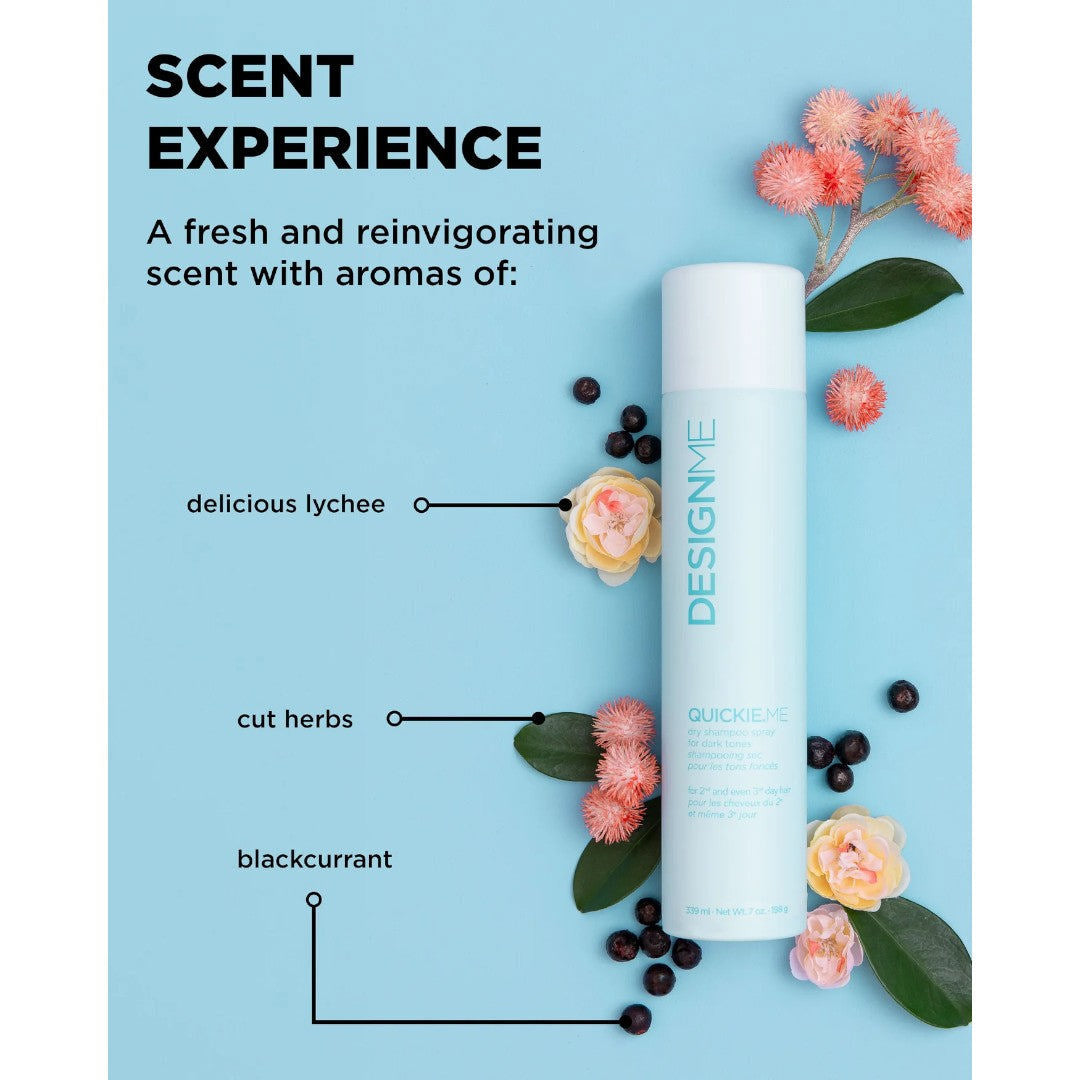 DESIGNME Quickie.Me Dry Shampoo Spray 339mL - Dark Tones