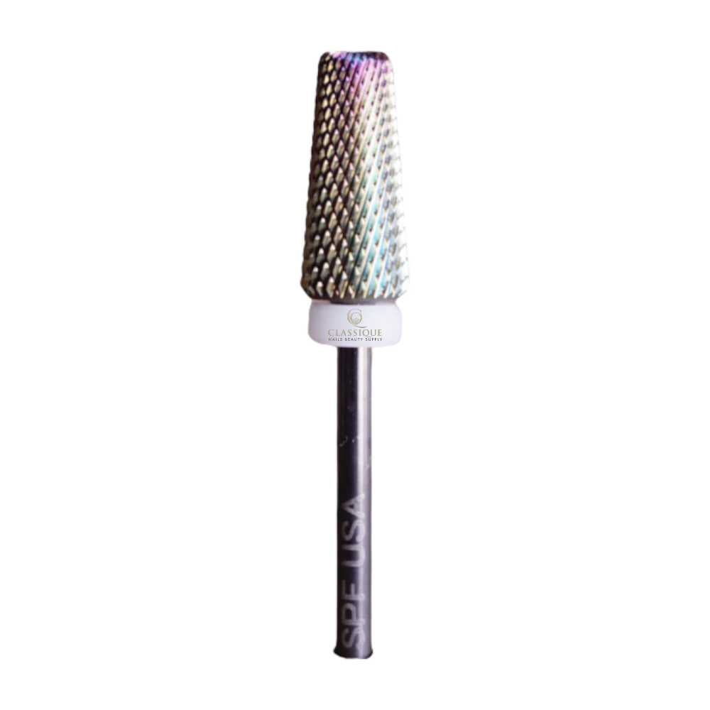 SP Nail Drill Bits - 5in1 Carbide RF Fine Grit 3/32 Rainbow