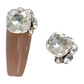 CNBS Nail Charms - White Crystal Clusters 5pcs