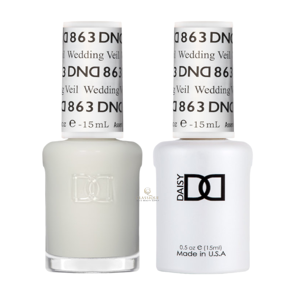 DND Sheer Gel & Lacquer Duo - Wedding Veil #863