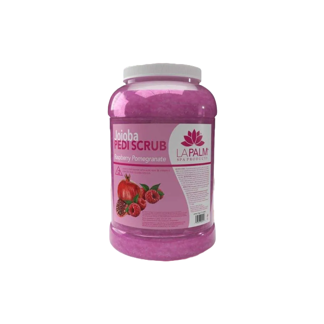 La Palm Pedi Gel Scrub - Raspberry Pomegranate 1Gal
