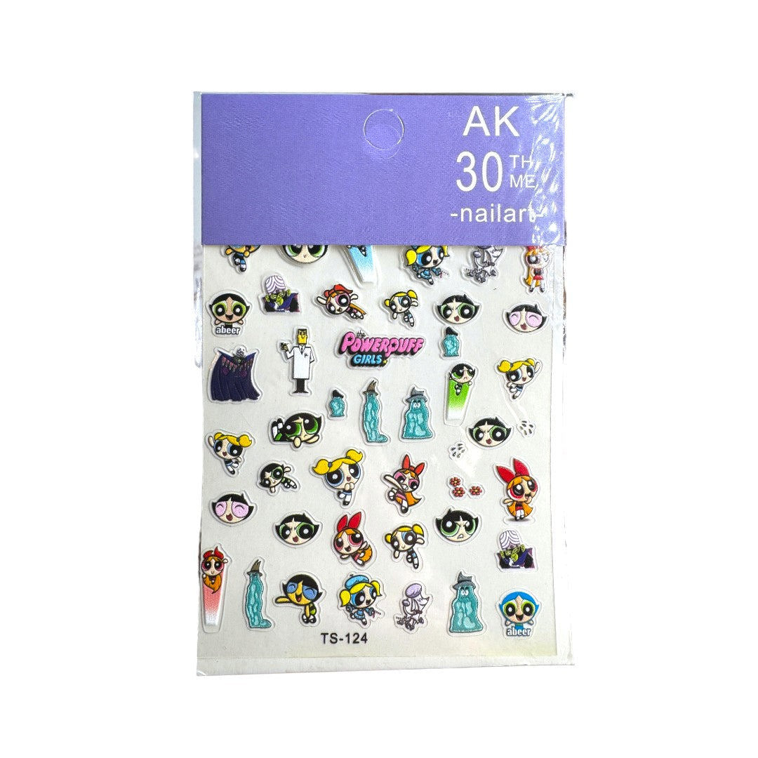 CNBS Nail Stickers - Powerpuff Girls #TS124