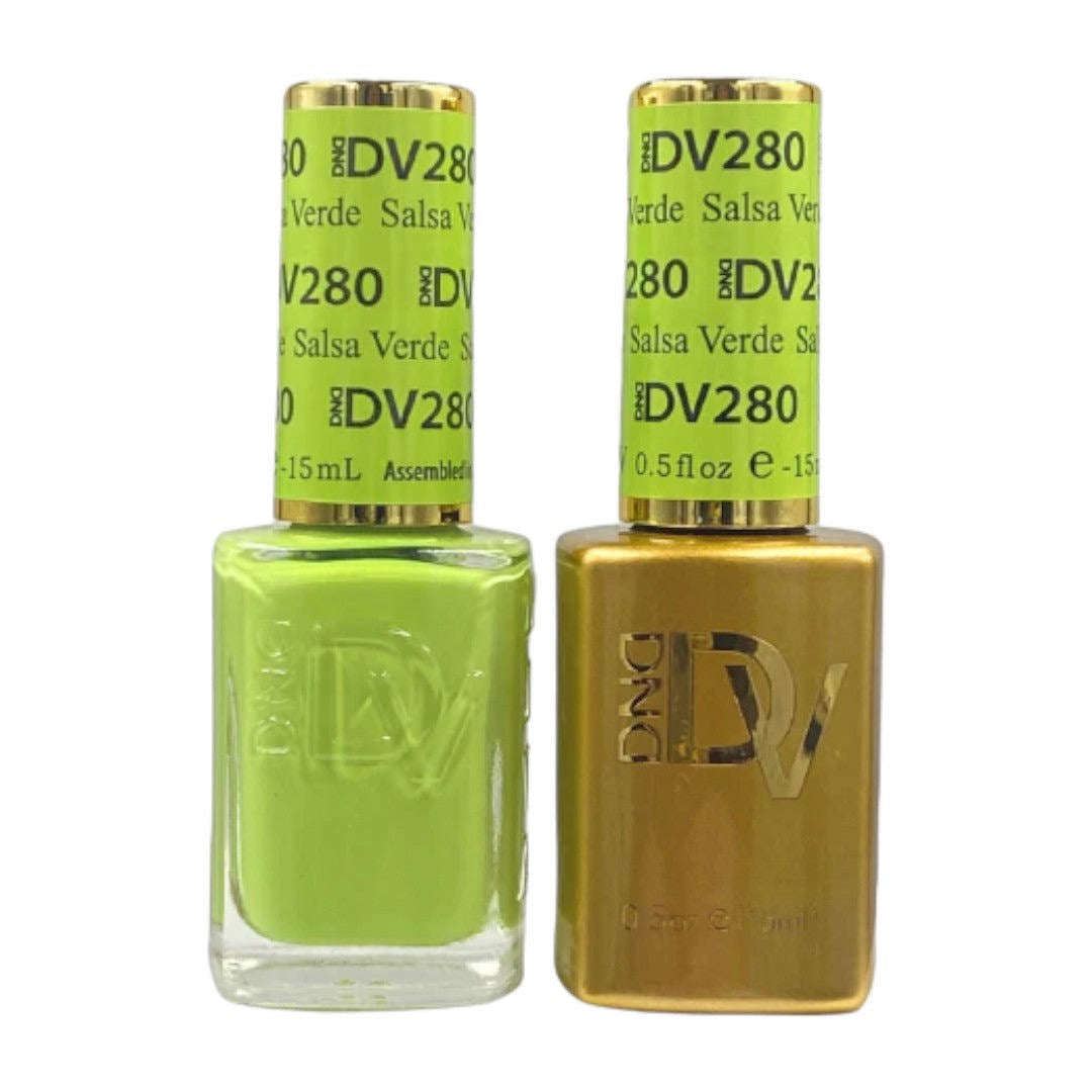 DND Diva Gel & Lacquer Duo - Salsa Verde #280
