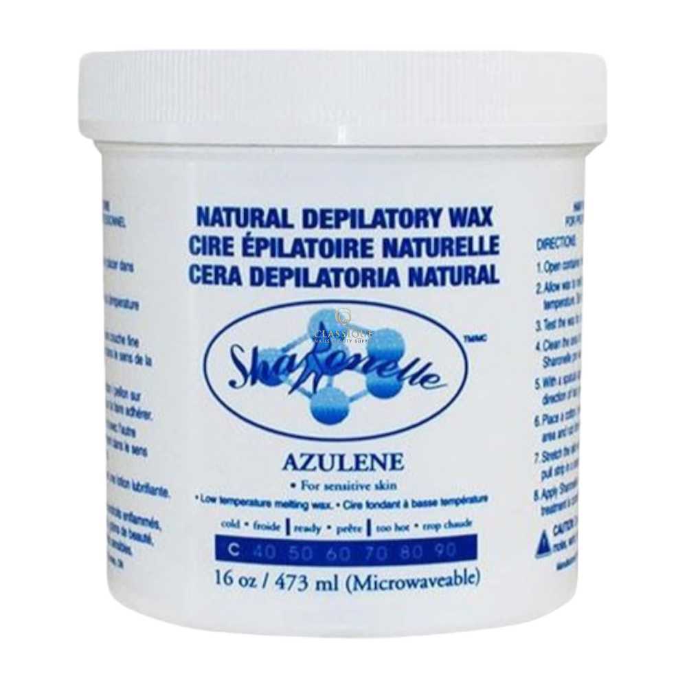 Sharonelle Soft Wax Microwave 16Oz - Azulene (Case Of 24)