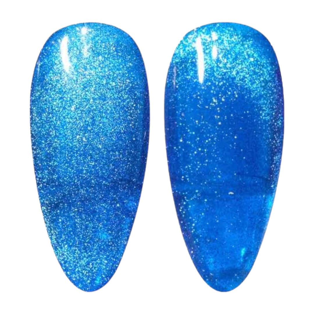 DND DC 9D Cat Eye Gel Polish - Galactic Sapphire #04