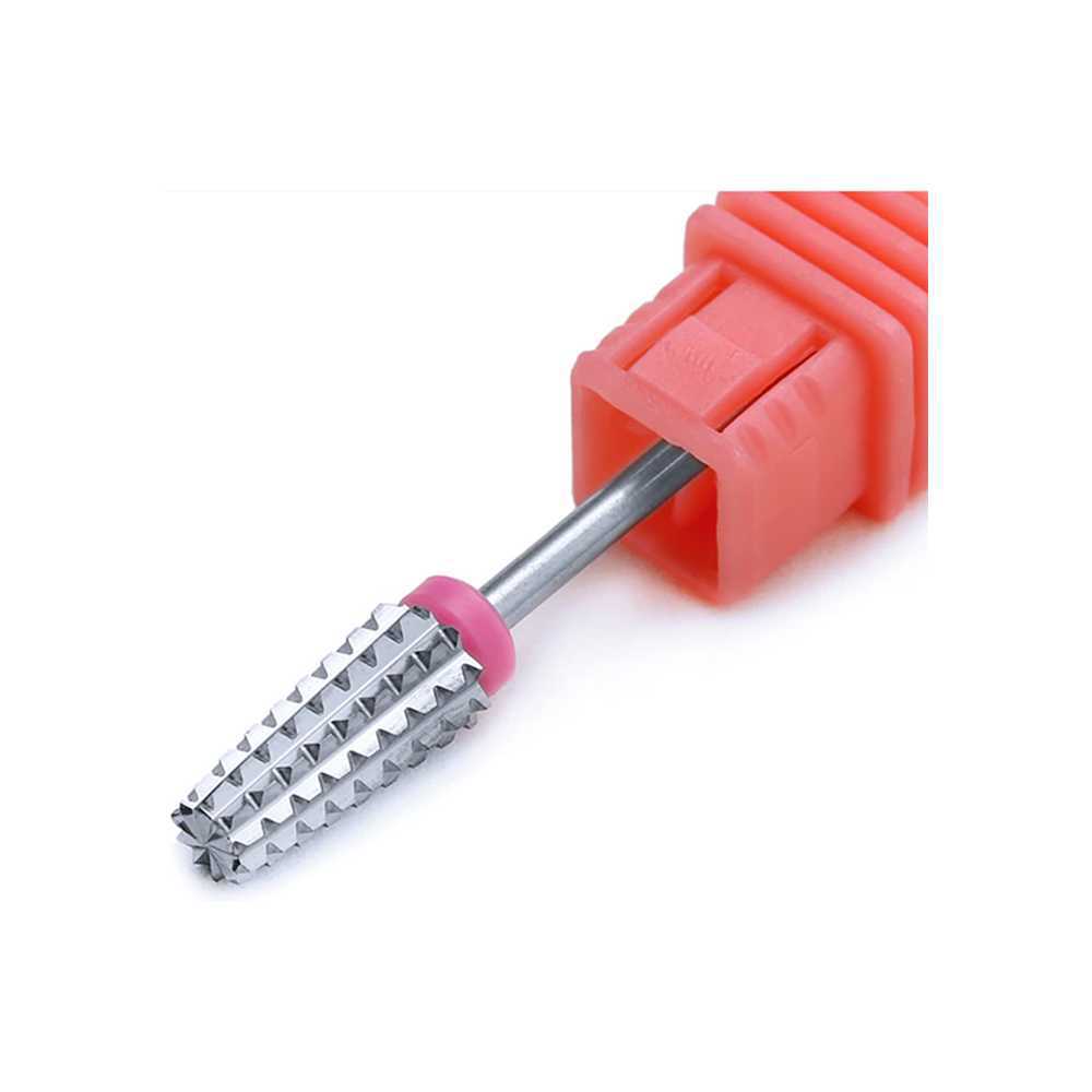 SP Nail Drill Bits - 5in1 Carbide S3X Triple Extra Coarse Grit 3/32 Silver