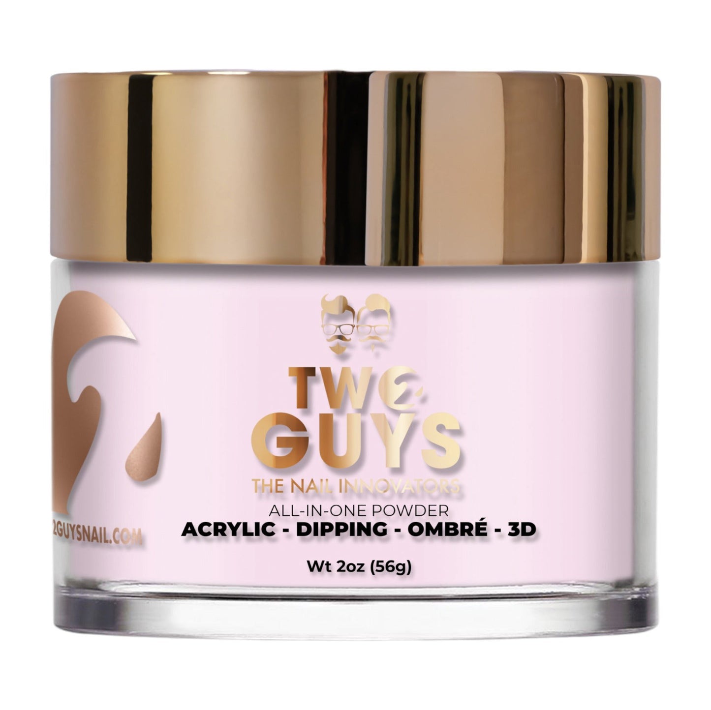 2Guys Acrylic & Dipping Powder 2Oz #A146 Pink Alert (Medium Pink)