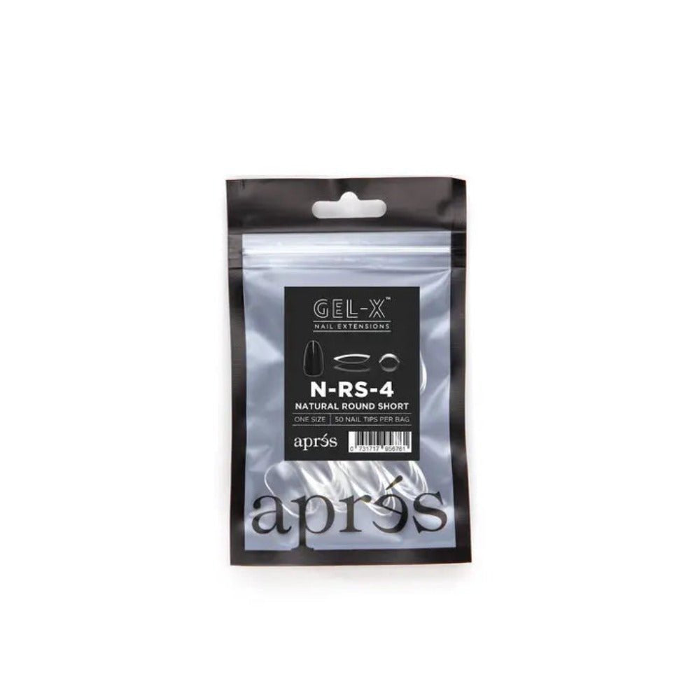 Apres Gel-X Refill Tips - Natural Stiletto Short (50Pcs)