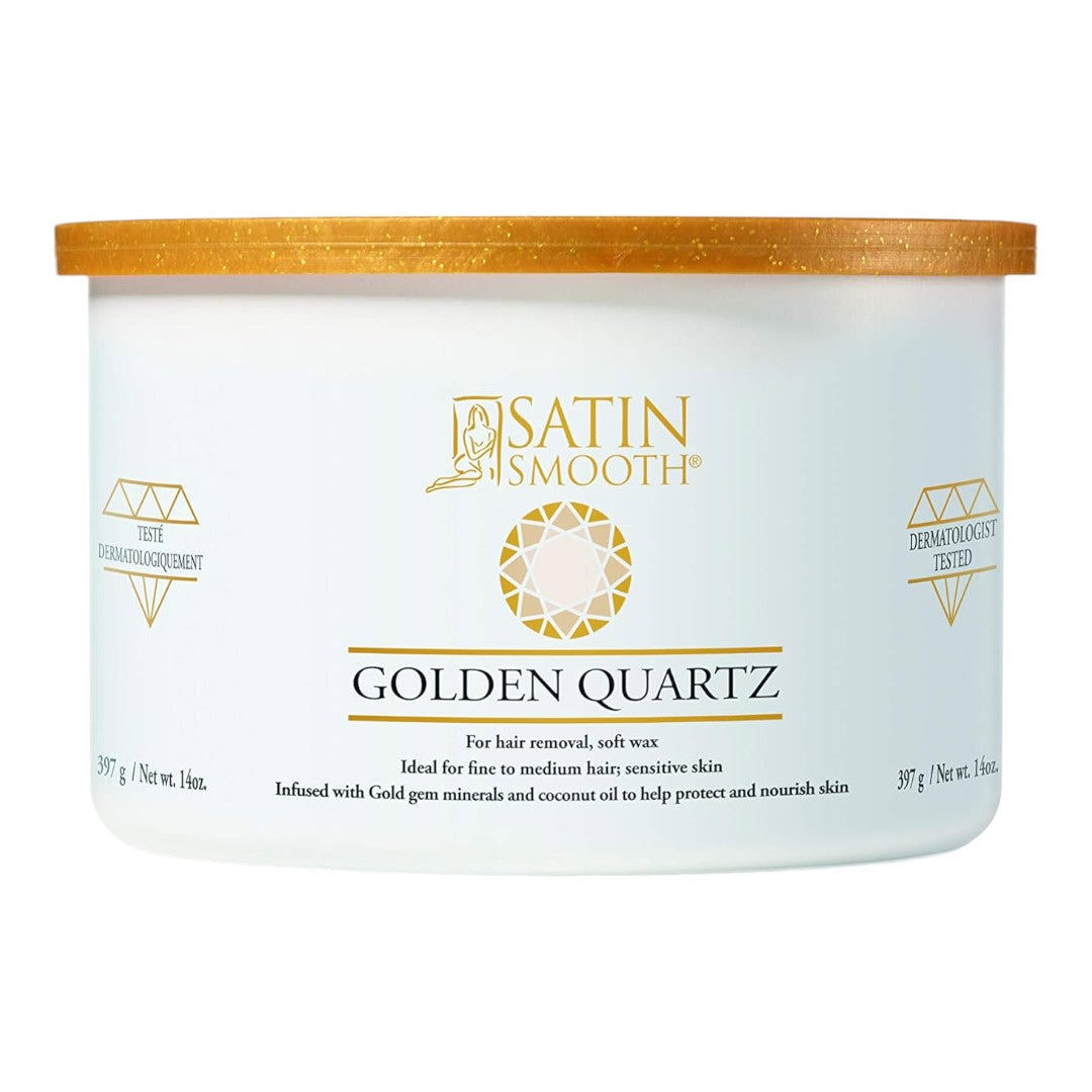 Satin Smooth Soft Wax - Golden Quartz 14Oz #SSW14GQ