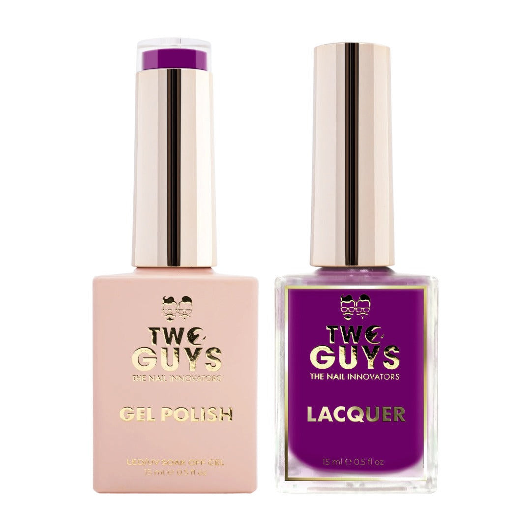 2Guys Gel & Lacquer Duo #A54 Violet In Private