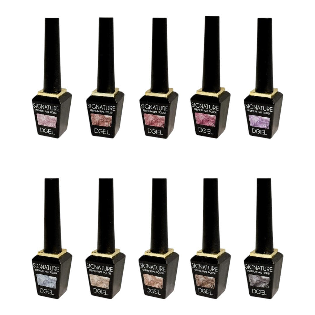DGEL Signature Cat Eye Gel Polish #DS193-202 Ornament Collection
