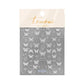 CNBS Nail Stickers - White Butterflies