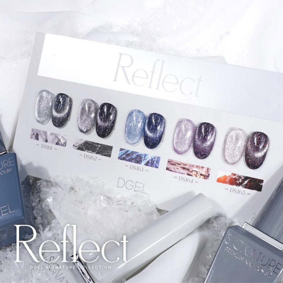 DGEL Signature Cat Eye Gel Polish #DS161-165 Reflect Collection
