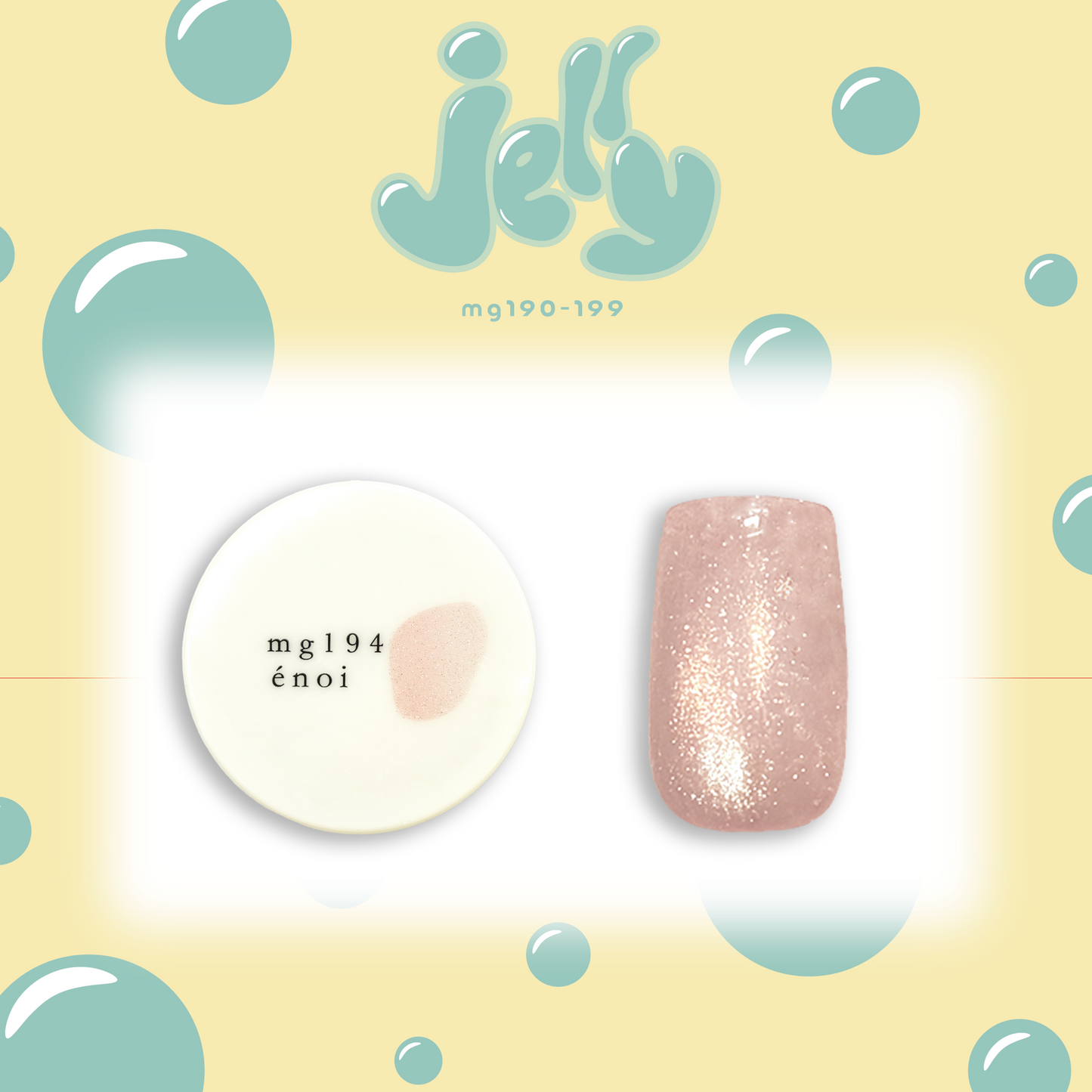 Enoi Cat Eye Gel Polish - Jelly Magnet #MG194