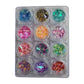 CNBS Glitter - Iridescent Bows #03