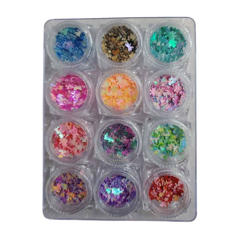CNBS Glitter - Iridescent Bows #03