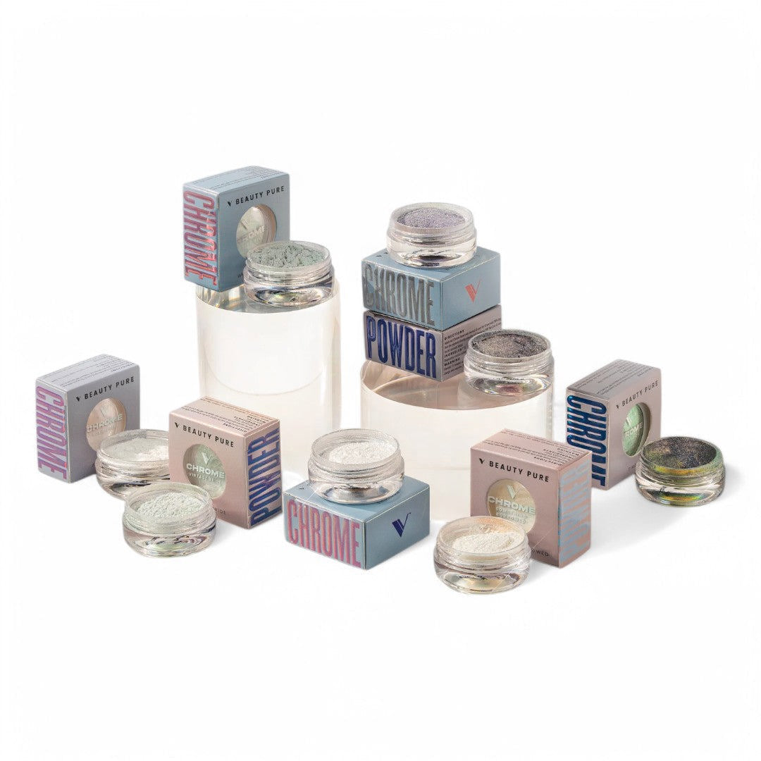 V Beauty Pure Chrome Powder I Do (Need These) Collection 8Pcs