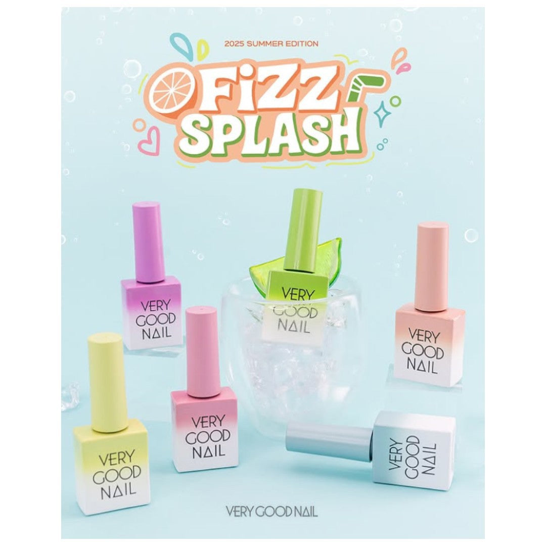 Very Good Nail Glitter Gel Polish - Fizz Splash Summer 2025 Collection #SP19-24 (6Pcs)